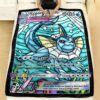 Pokemon Vaporeon Hybrid Vmax Stain Glass Blanket