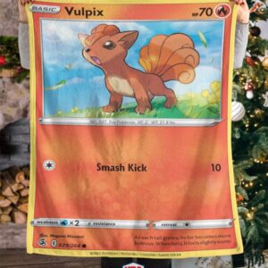 Pokemon Vulpix Smash Kick Fusion Strike Blanket
