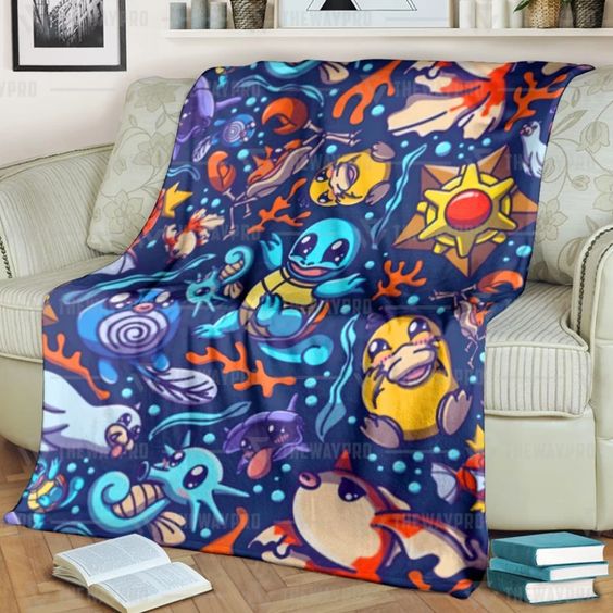Pokemon Water Soft Blanket Pokemon Water Soft Blanket
