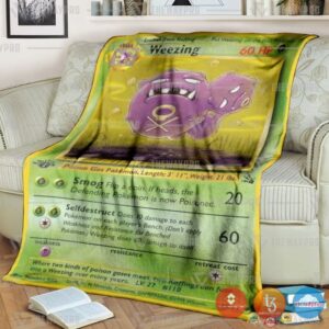 Pokemon Weezing 1St Edition Blanket