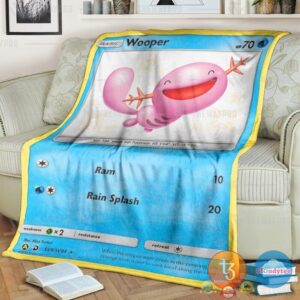 Pokemon Wooper Dragon Majesty Blanket