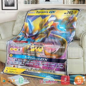Pokemon Zeraora Gx Lost Thunder Blanket 2