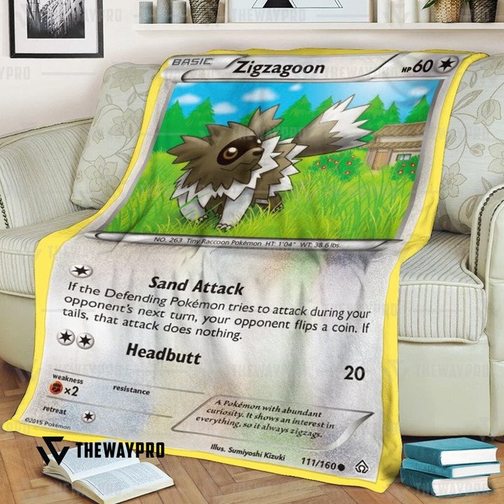 Pokemon Zigzagoon Bedding Set And Quilt Blanket Pokemon Zigzagoon Bedding Set And Quilt Blanket