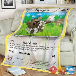 Pokemon Zigzagoon Blanket