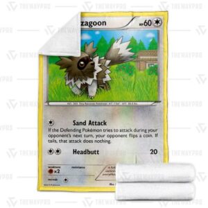 Pokemon Zigzagoon Soft Blanket
