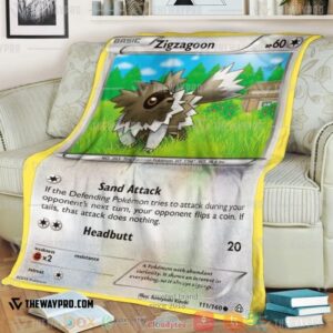 Pokemon Zigzagoon Soft Blanket 2