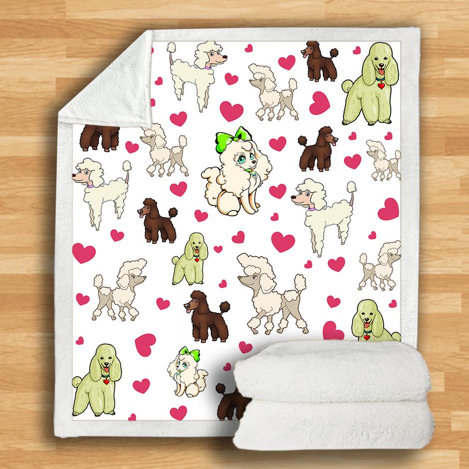 Poodle Blanket Poodle Blanket