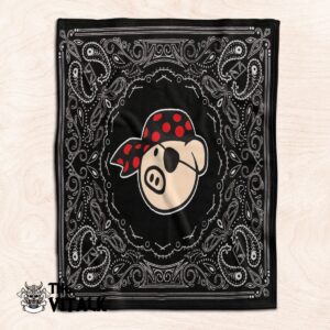 Pork Pie Percussion Drums Fleece Blanket