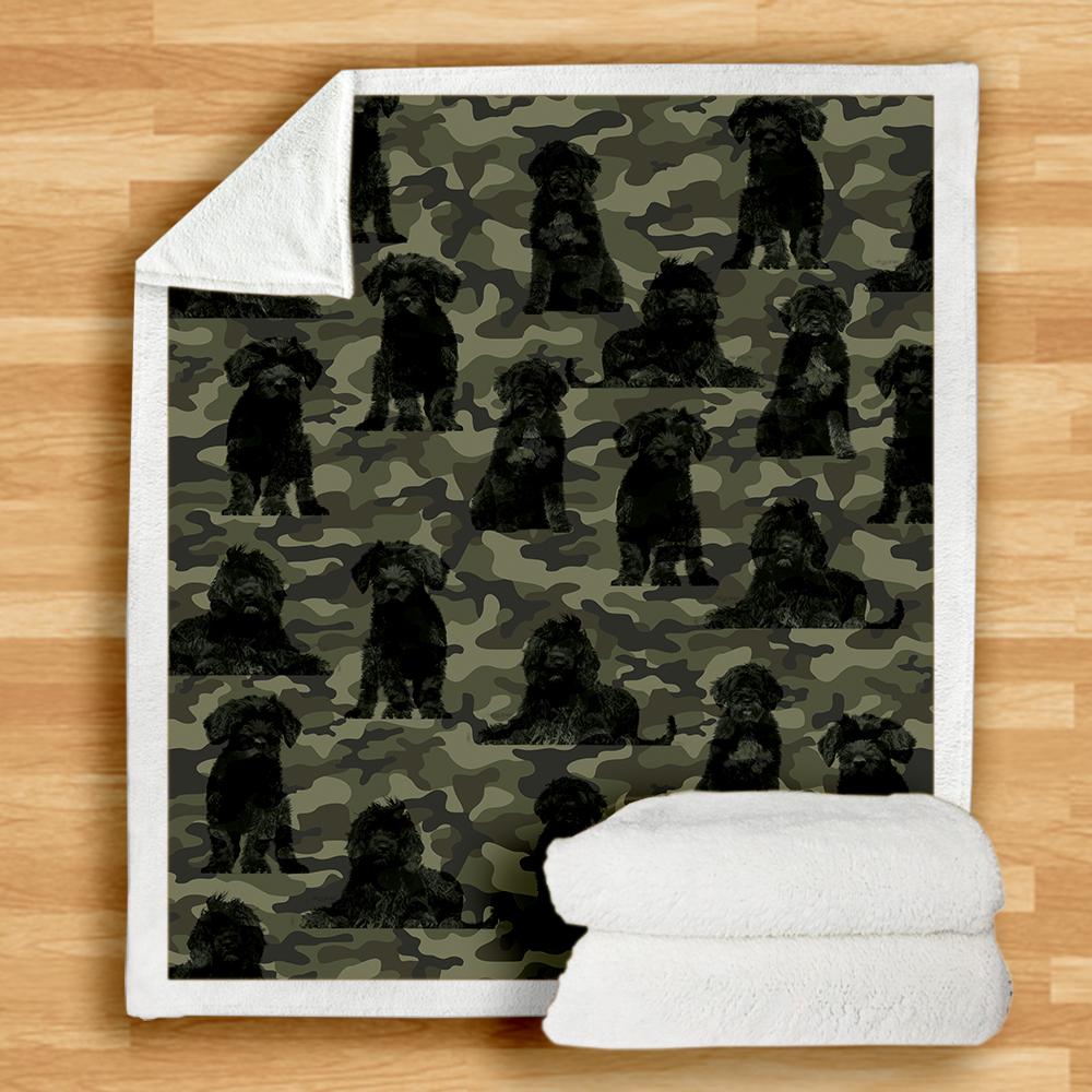 Portuguese Water Camo Blanket Portuguese Water Camo Blanket