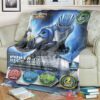 Power Rangers Jungle Fury Blue Ranger Custom Soft Blanket