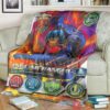 Power Rangers Jungle Fury Jaguar Ranger Custom Soft Blanket