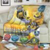 Power Rangers Jungle Fury Yellow Ranger Custom Soft Blanket