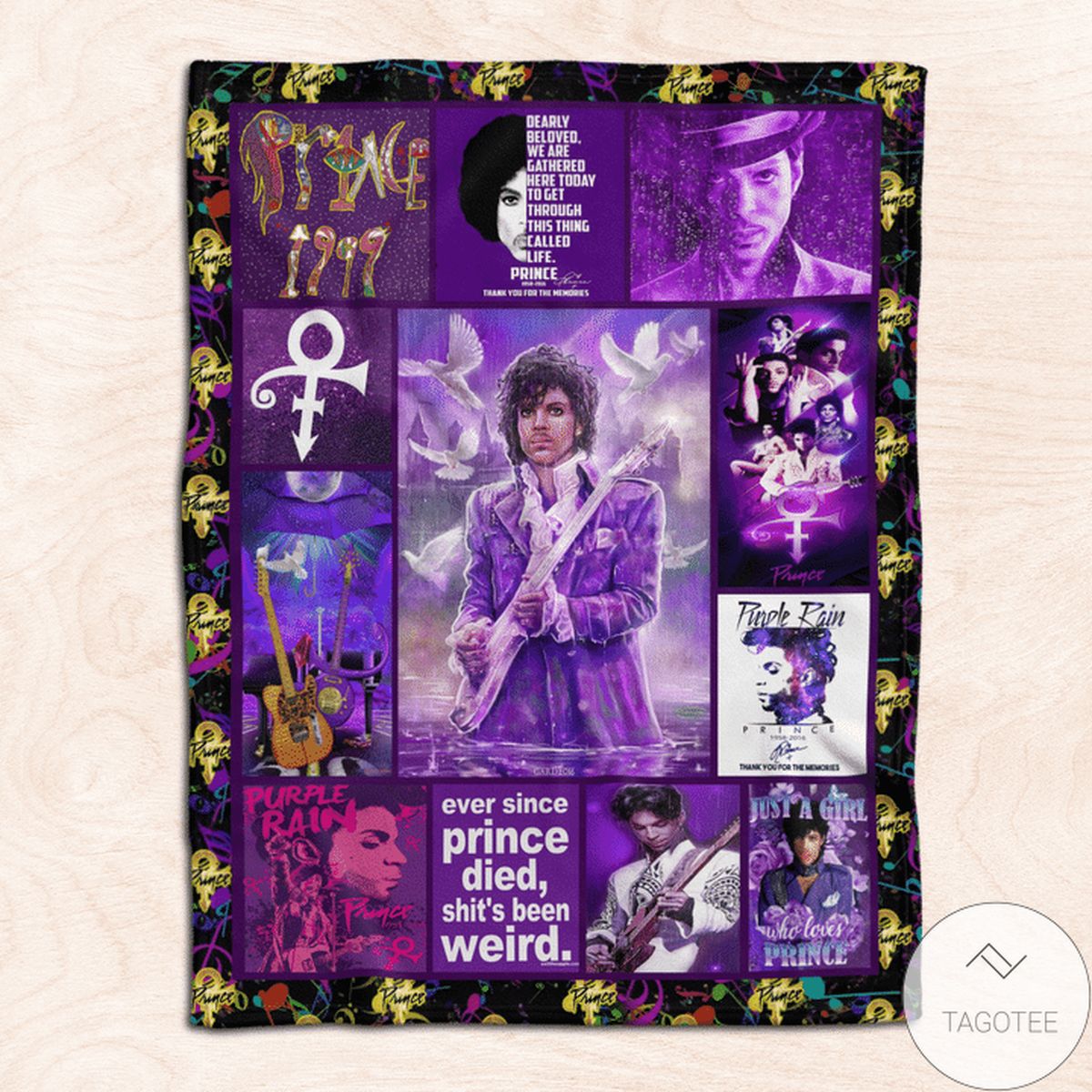 Prince Purple Rain Blanket Prince Purple Rain Blanket