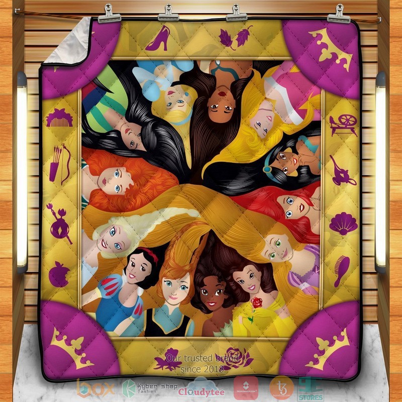 Princess World Quilt Blanket Princess World Quilt Blanket