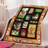 Quilted Eevee Throw Blanket