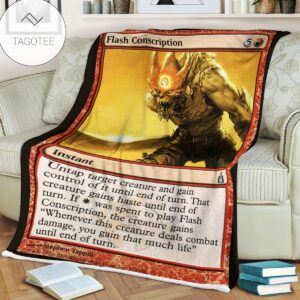 Ravnica City Of Guilds Rav 124 Flash Conscription Mtg Blanket Tagotee
