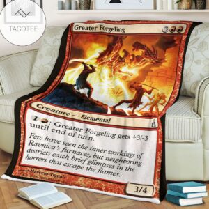 Ravnica City Of Guilds Rav 129 Greater Forgeling Mtg Blanket Tagotee