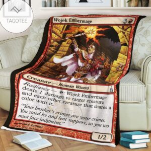 Ravnica City Of Guilds Rav 152 Wojek Embermage Mtg Blanket Tagotee