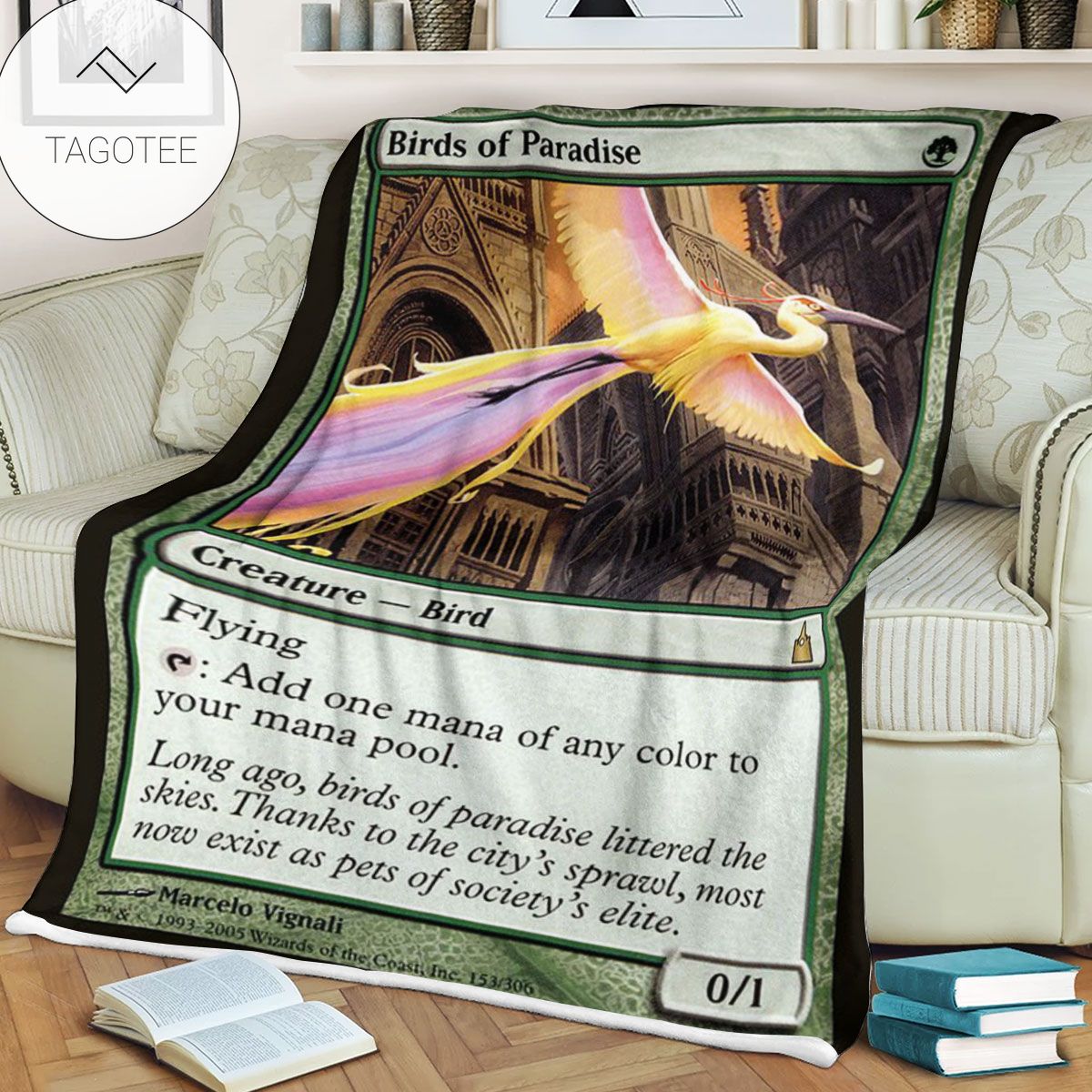 Ravnica City Of Guilds Rav 153 Birds Of Paradise Mtg Blanket Ravnica City Of Guilds Rav 153 Birds Of Paradise Mtg Blanket