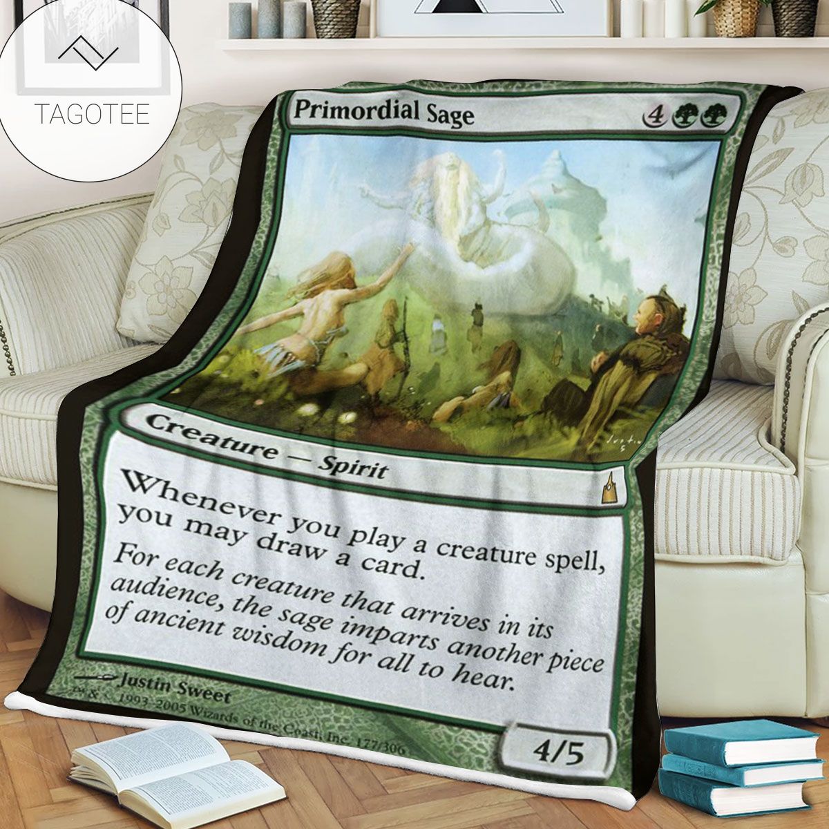 Ravnica City Of Guilds Rav 177 Primordial Sage Mtg Blanket Ravnica City Of Guilds Rav 177 Primordial Sage Mtg Blanket