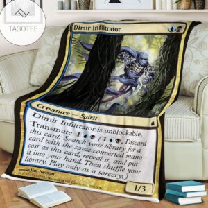Ravnica City Of Guilds Rav 203 Dimir Infiltrator Mtg Blanket Tagotee
