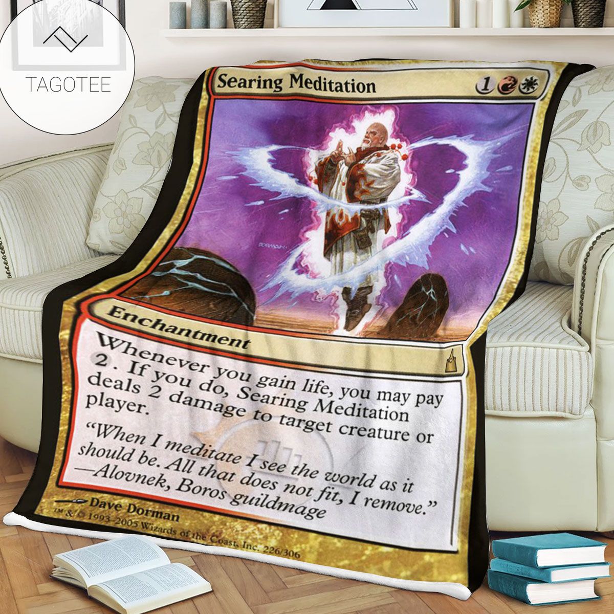 Ravnica City Of Guilds Rav 226 Searing Meditation Mtg Blanket Tagotee Ravnica City Of Guilds Rav 226 Searing Meditation Mtg Blanket Tagotee