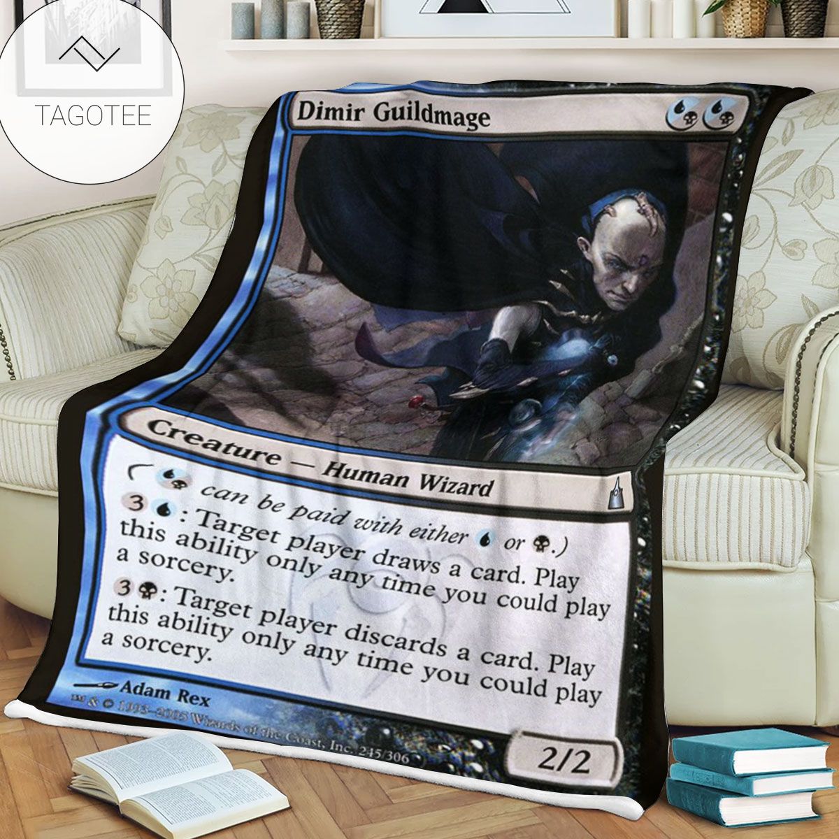 Ravnica City Of Guilds Rav 245 Dimir Guildmage Mtg Blanket Tagotee Ravnica City Of Guilds Rav 245 Dimir Guildmage Mtg Blanket Tagotee
