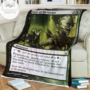 Ravnica City Of Guilds Rav 246 Gaze Of The Gorgon Mtg Blanket Tagotee