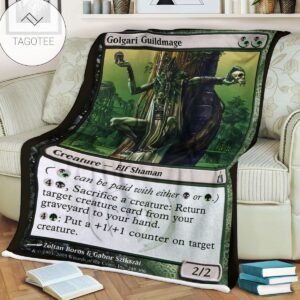 Ravnica City Of Guilds Rav 248 Golgari Guildmage Mtg Blanket