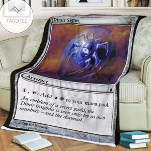 Ravnica City Of Guilds Rav 260 Dimir Signet Mtg Blanket Tagotee