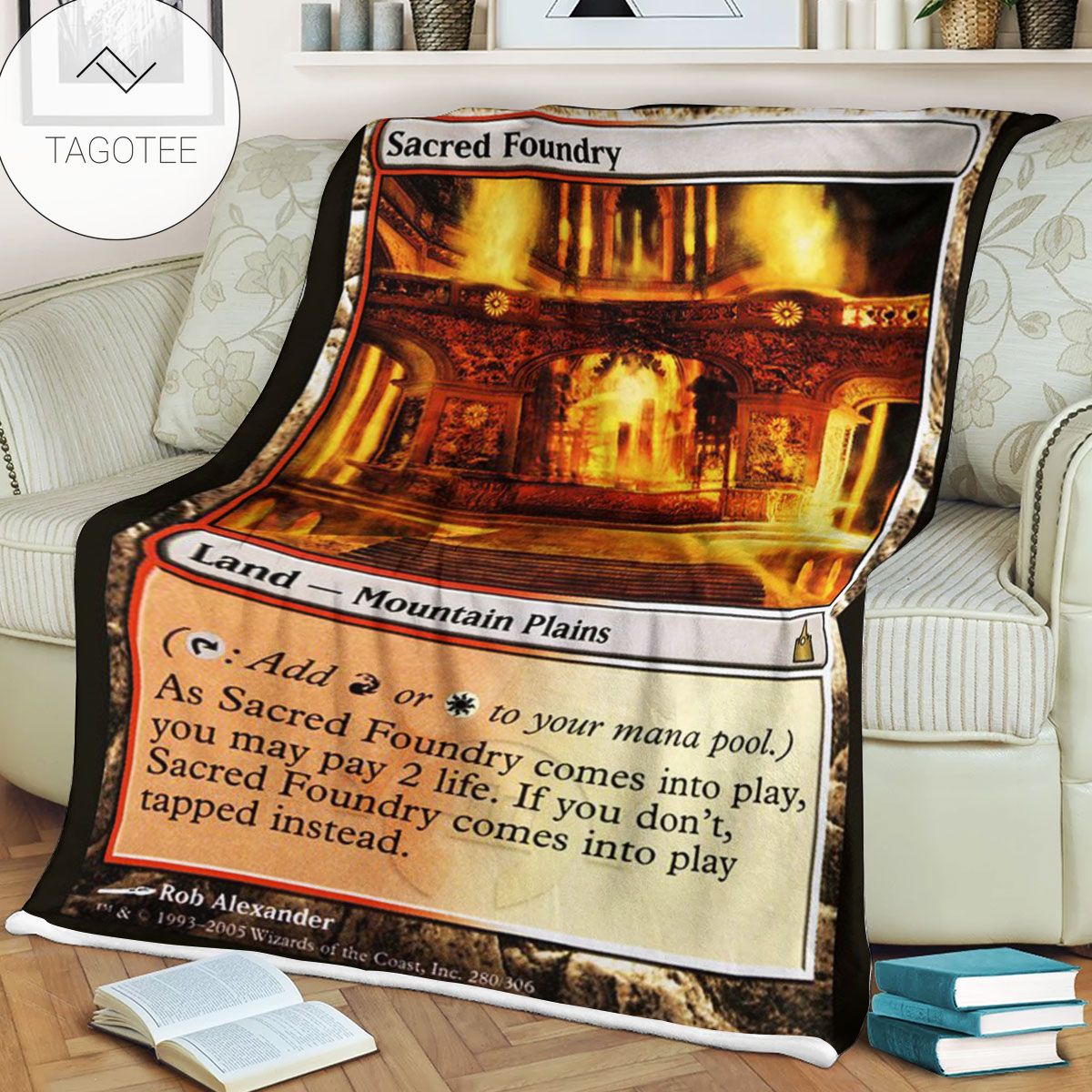 Ravnica City Of Guilds Rav 280 Sacred Foundry Mtg Blanket Tagotee Ravnica City Of Guilds Rav 280 Sacred Foundry Mtg Blanket Tagotee