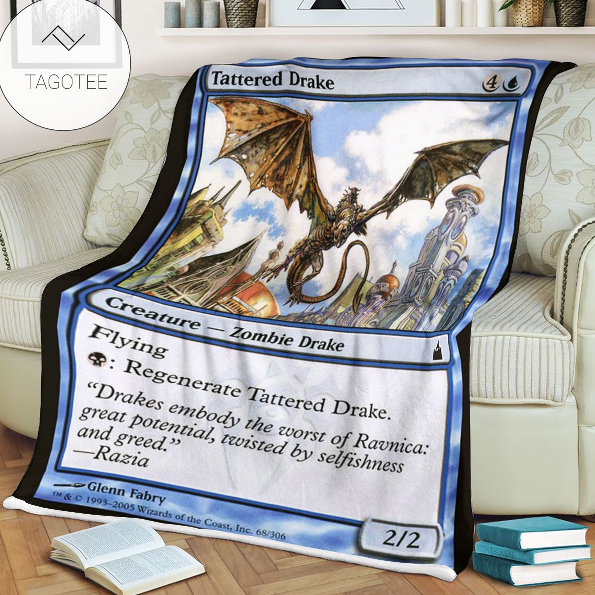 Ravnica City Of Guilds Rav 68 Tattered Drake Mtg Blanket Tagotee Ravnica City Of Guilds Rav 68 Tattered Drake Mtg Blanket Tagotee