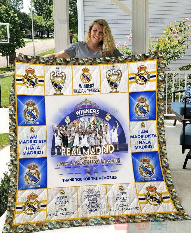 Real Madrid Fc Uefa Champions League Blanket Real Madrid Fc Uefa Champions League Blanket