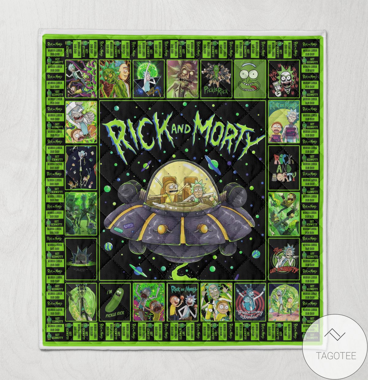 Rick And Morty Blanket Quilt Rick And Morty Blanket Quilt