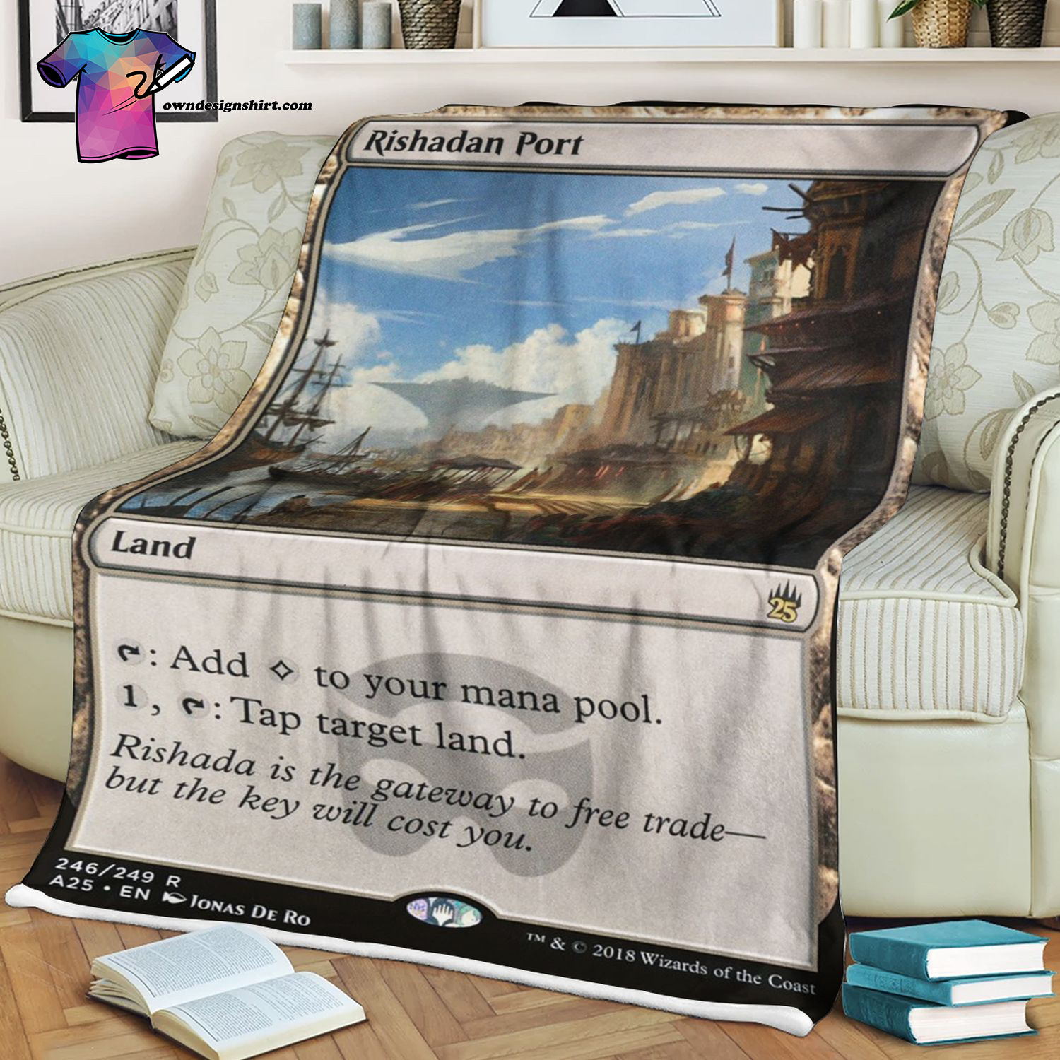 Rishadan Port Game Magic The Gathering Blanket Rishadan Port Game Magic The Gathering Blanket