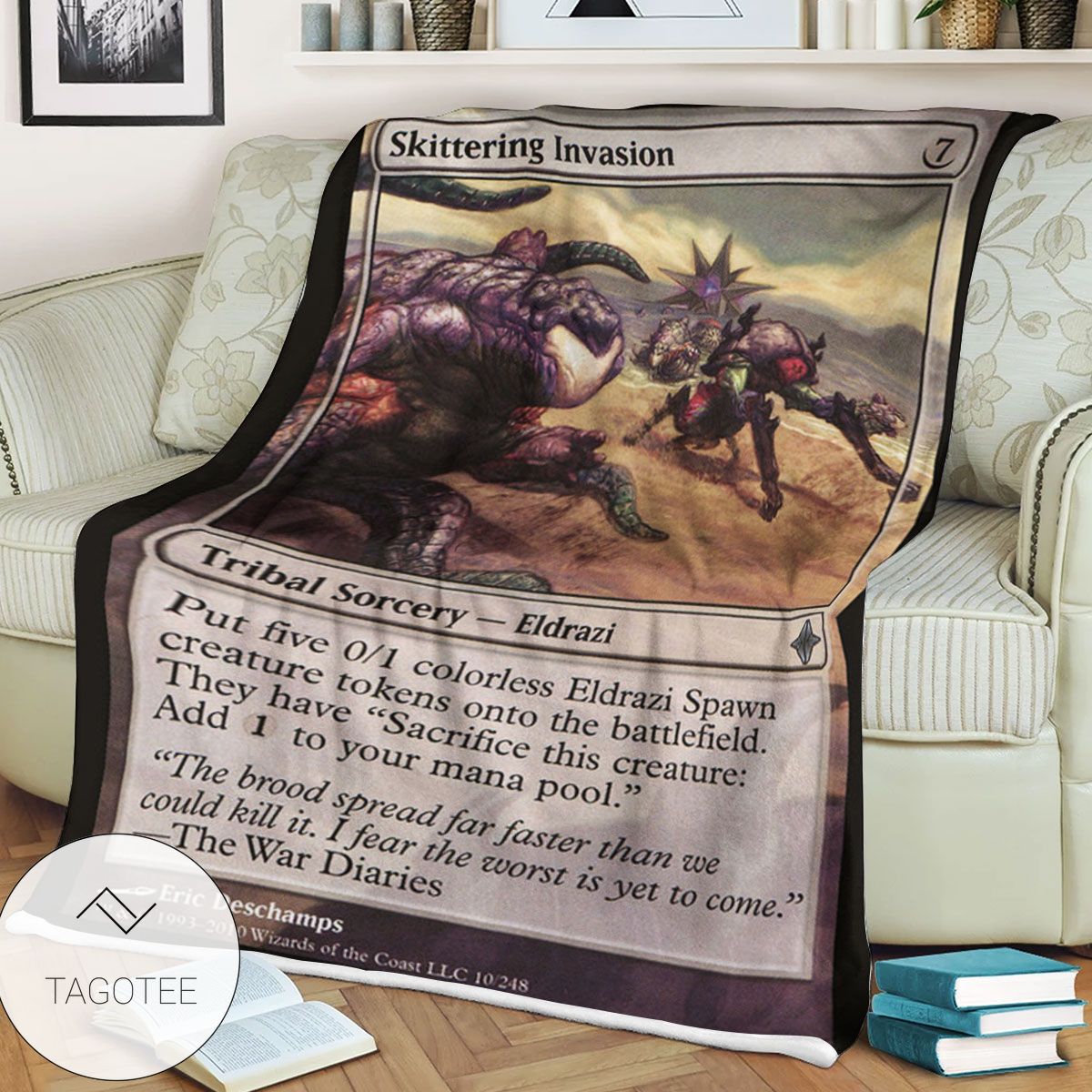 Roe 10 Skittering Invasion Game Mtg Magic The Gathering Blanket Roe 10 Skittering Invasion Game Mtg Magic The Gathering Blanket