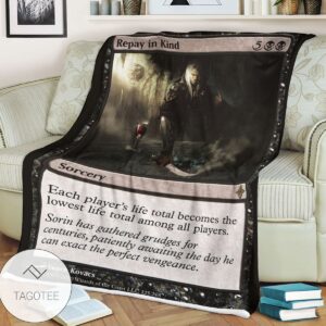Roe 125 Repay In Kind Game Mtg Magic The Gathering Blanket