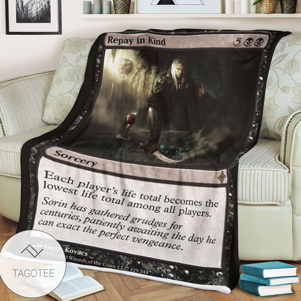 Roe 125 Repay In Kind Game Mtg Magic The Gathering Blanket Roe 125 Repay In Kind Game Mtg Magic The Gathering Blanket