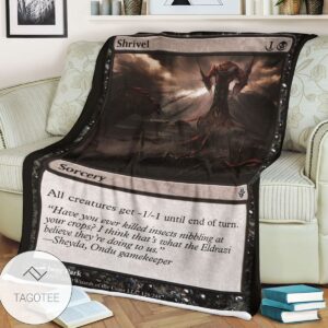 Roe 126 Shrivel Game Mtg Magic The Gathering Blanket Tagotee