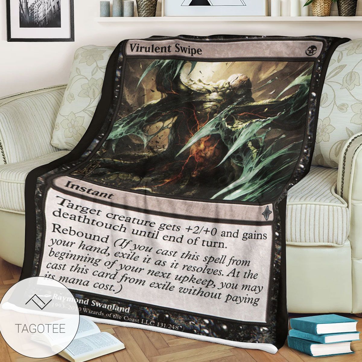 Roe 131 Virulent Swipe Game Mtg Magic The Gathering Blanket Roe 131 Virulent Swipe Game Mtg Magic The Gathering Blanket