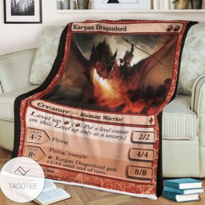 Roe 152 Kargan Dragonlord Game Mtg Magic The Gathering Blanket