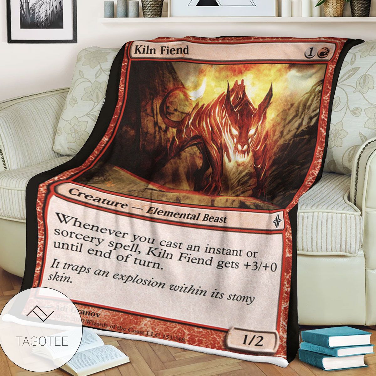Roe 153 Kiln Fiend Game Mtg Magic The Gathering Blanket Tagotee Roe 153 Kiln Fiend Game Mtg Magic The Gathering Blanket Tagotee