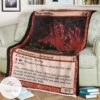 Roe 160 Rage Nimbus Game Mtg Magic The Gathering Blanket