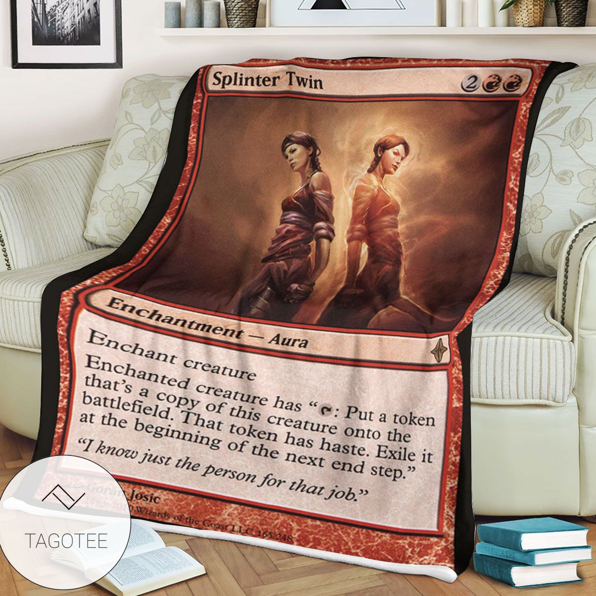 Roe 165 Splinter Twin Game Mtg Magic The Gathering Blanket Tagotee Roe 165 Splinter Twin Game Mtg Magic The Gathering Blanket Tagotee