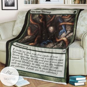 Roe 174 Ancient Stirrings Game Mtg Magic The Gathering Blanket