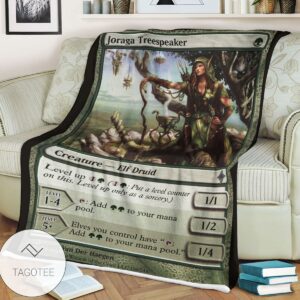 Roe 190 Joraga Treespeaker Game Mtg Magic The Gathering Blanket
