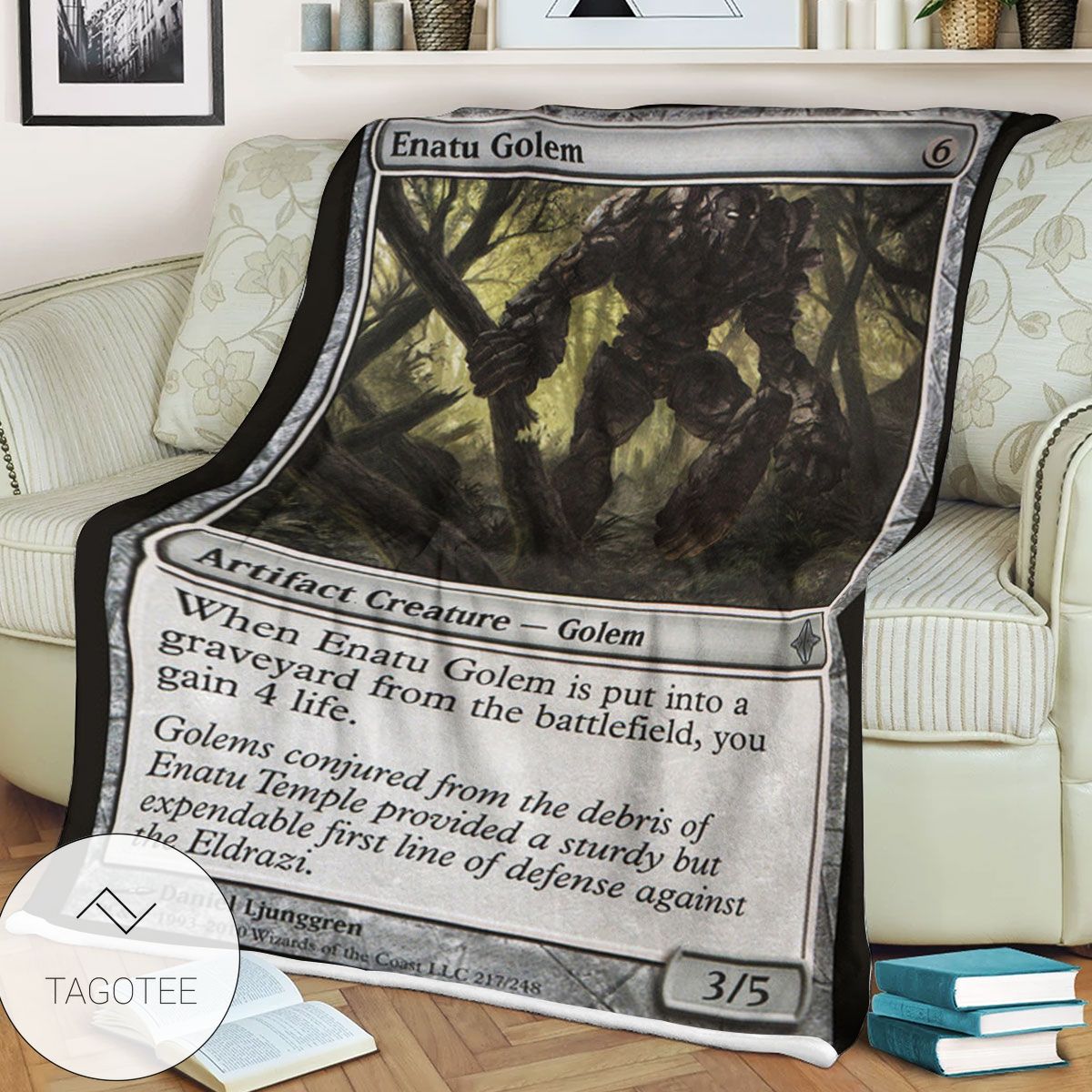 Roe 217 Enatu Golem Game Mtg Magic The Gathering Blanket Roe 217 Enatu Golem Game Mtg Magic The Gathering Blanket