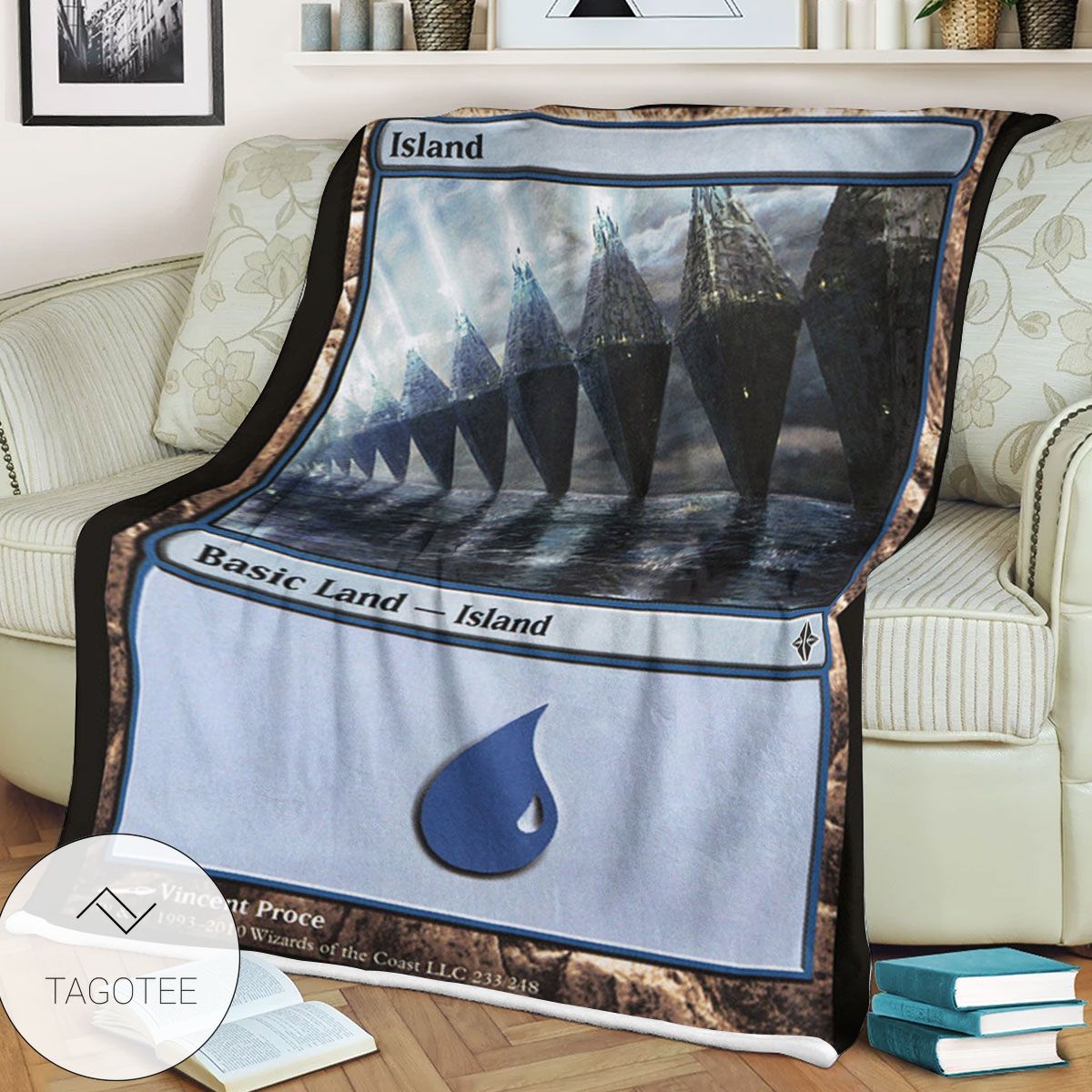 Roe 233 Island Game Mtg Magic The Gathering Blanket Roe 233 Island Game Mtg Magic The Gathering Blanket