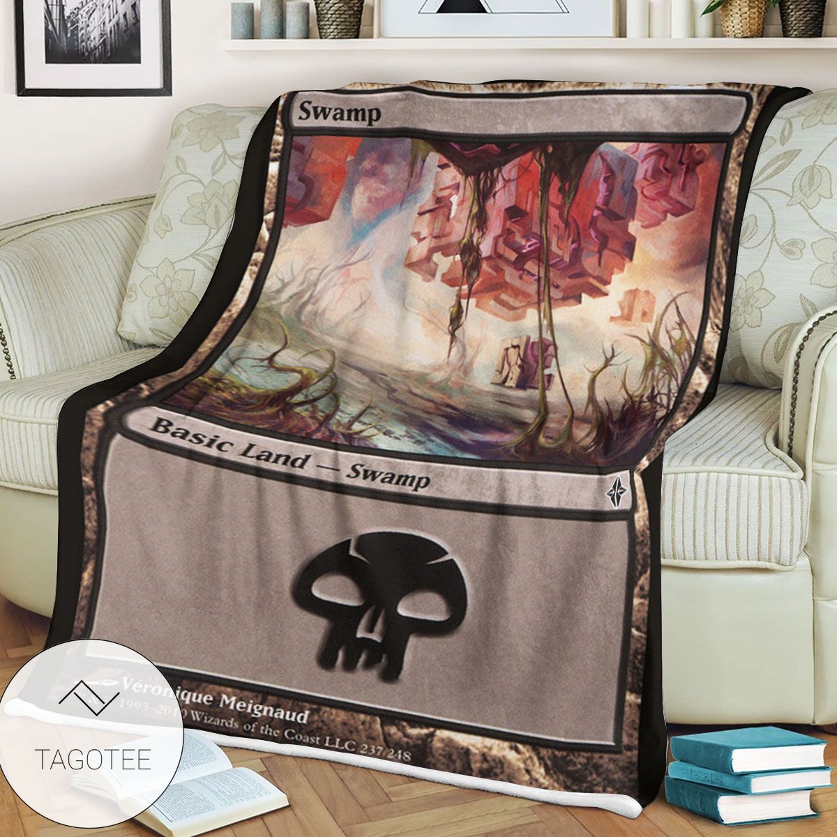 Roe 237 Swamp Game Mtg Magic The Gathering Blanket Roe 237 Swamp Game Mtg Magic The Gathering Blanket