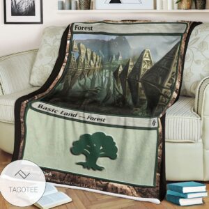 Roe 246 Forest Game Mtg Magic The Gathering Blanket